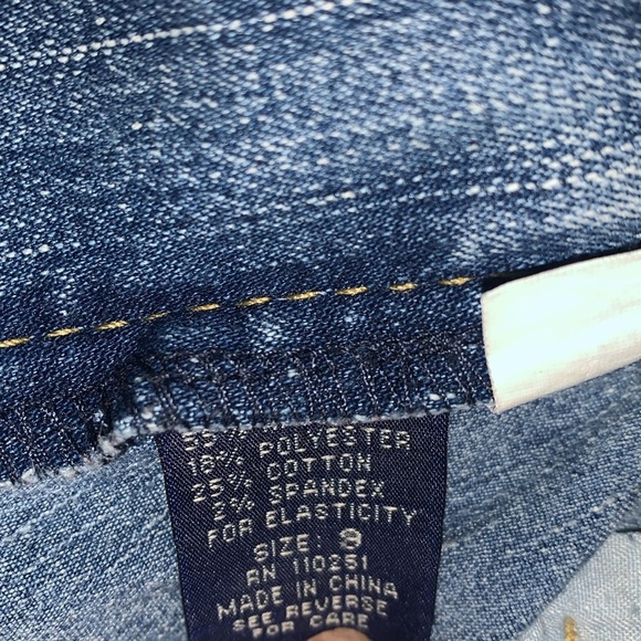 Vintage Y2K Angels lowrise flare Jeans women’s size 9 - Picture 6 of 8